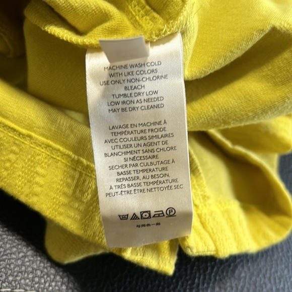 Anthropologie MAEVE Callie Yellow side button Tank Top Size M NEW - Picture 9 of 10